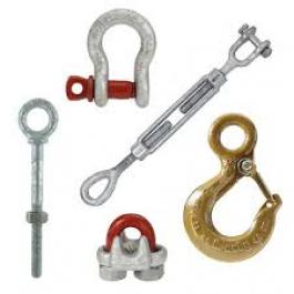 What is considered rigging hardware?