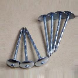 Thread polishing corrugated nails